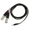 Location Câble XLR Male - Jack 3.5