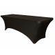 Location table avec housse stretch largeur 1m, hauteur réglable