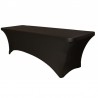 Location table avec housse stretch largeur 1m, hauteur réglable