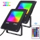 Projecteur LED RGB 20W IP65 étanche
