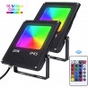 Projecteur LED RGB 20W IP65 étanche