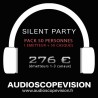 Location Pack Silent Party Disco 50 personnes, émetteur 3 canaux Aix en Provence