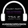 Location Pack Silent Party Disco 150 personnes, émetteur 3 canaux Aix en Provence