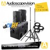 Location Pack son 1900W Rms 3800W Music sub 18