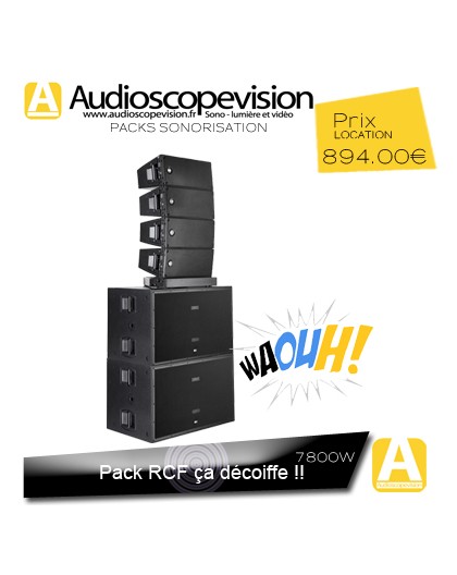 Louer, location, sono rcf line array aix en Provence