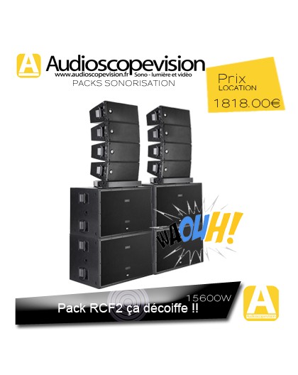 Louer, location, de matériel sono rcf line array pas cher aix en Provence