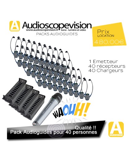 Louer , matériel, casque, pour visite guidée, audioguides aix en provence