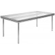 Location Praticable transparent polycarbonate table pour Dj 2m x 1m Aix en Provence