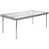 Location Praticable transparent polycarbonate table pour Dj 2m x 1m Aix en Provence