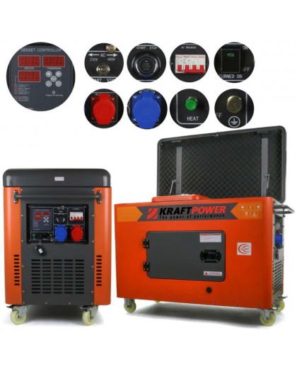 Location Groupe électrogène régulé 9500 Watts / 12KVA Aix en Provence