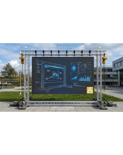 Location ecran led, plein jour, extérieur, mur led, écran géant, location grand écran, aix en provence, outdoor, Aubagne, cassis
