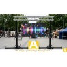 Ecran led 2m x 1m plein jour extérieur outdoor Aix en Provence