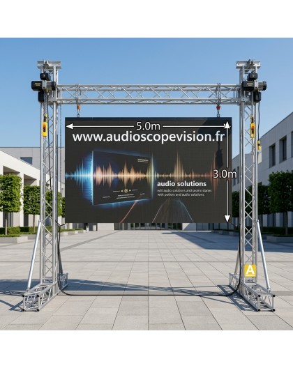 Location ecran led, plein jour, extérieur, mur led, écran géant, location grand écran, aix en provence, outdoor, Aubagne, cassis