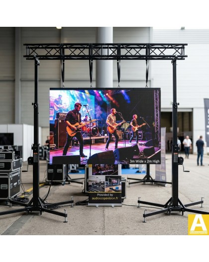 Location ecran led, plein jour, extérieur, mur led, écran géant, location grand écran, aix en provence, outdoor, Aubagne, cassis