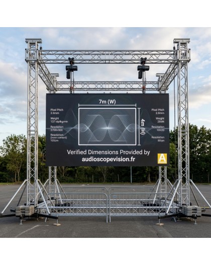 Location ecran led, plein jour, extérieur, mur led, écran géant, location grand écran, aix en provence, outdoor, Aubagne, cassis